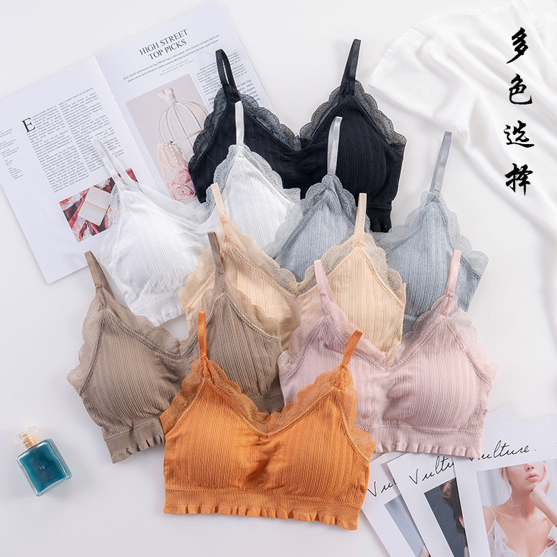 Lace Bralette Set - 3D Sexy Lingerie Seamless Sport Bra