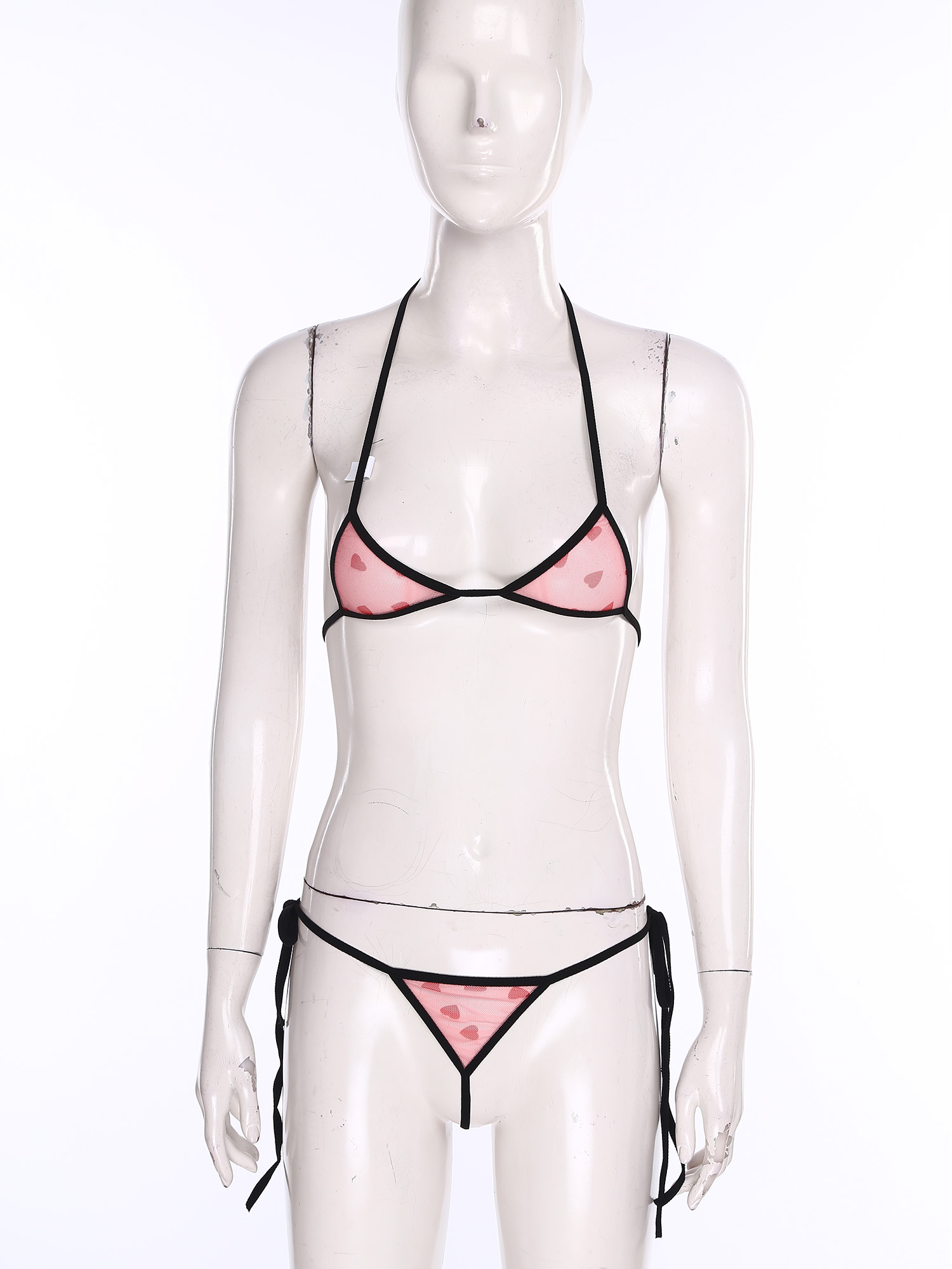 Womens Micro Mini Bikini Linge - Sheer Mesh Bra ulasan dan harga