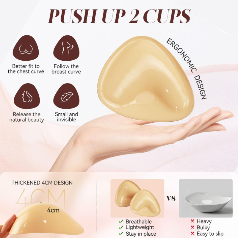 Kave 1/2 Pairs Double Sided St - Push Up Bra Silicone ulasan dan harga