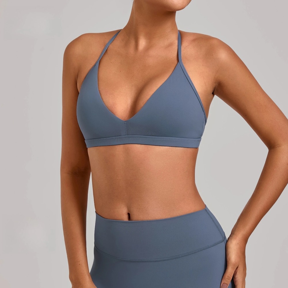 Gym Workout Fitness Top Adjust - Sports Bra Racerback ulasan dan harga