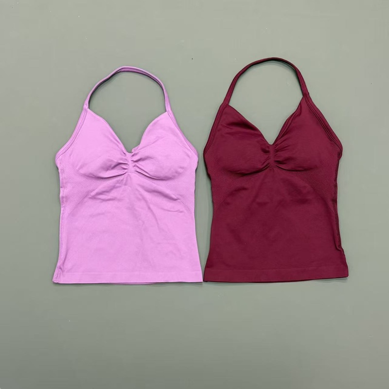 Gym Women Sports Tank Top Seam - Sports Bra Racerback ulasan dan harga