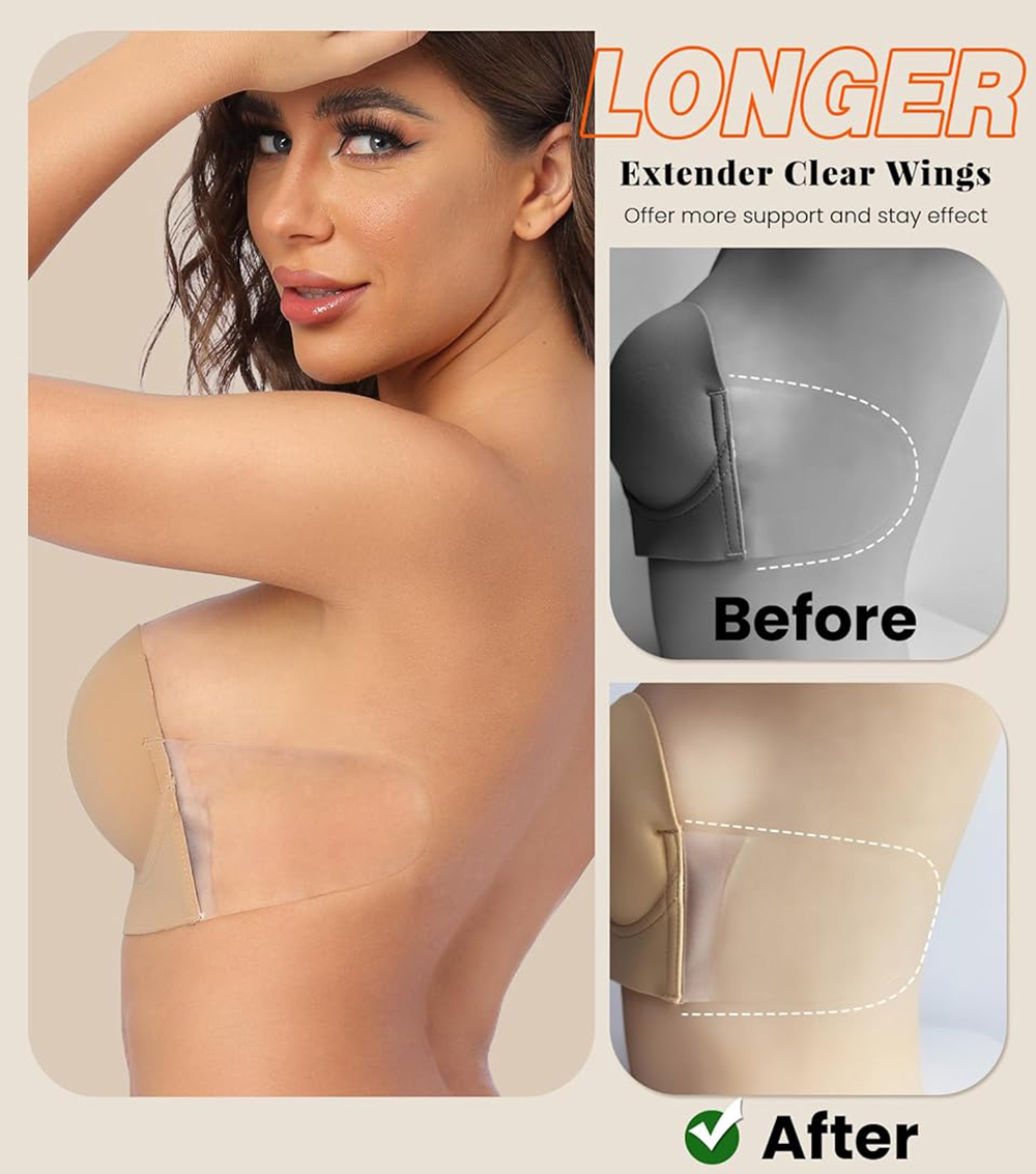 Sticky Bra Deep Plunge Straple - Backless Bra Sticky ulasan dan harga