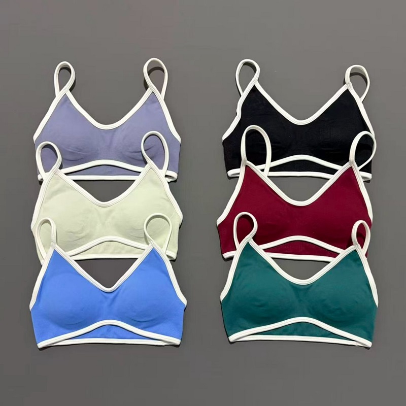 Women Sports Bra Adjustable Hi - Plunge Bra Push Up ulasan dan harga