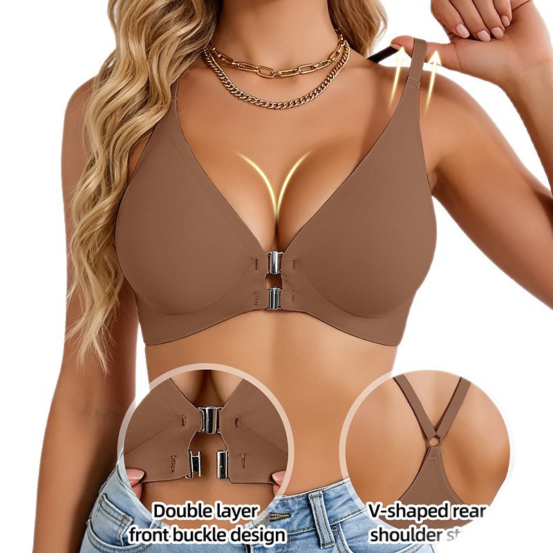 Women's Front-closure Leopard  - Full Coverage Bra ulasan dan harga