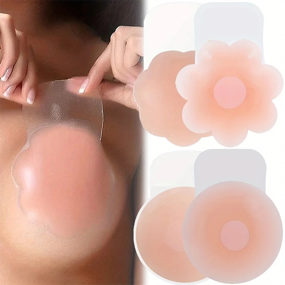 1Pairs Silicone Nipple Cover L - Push Up Bra Silicone ulasan dan harga