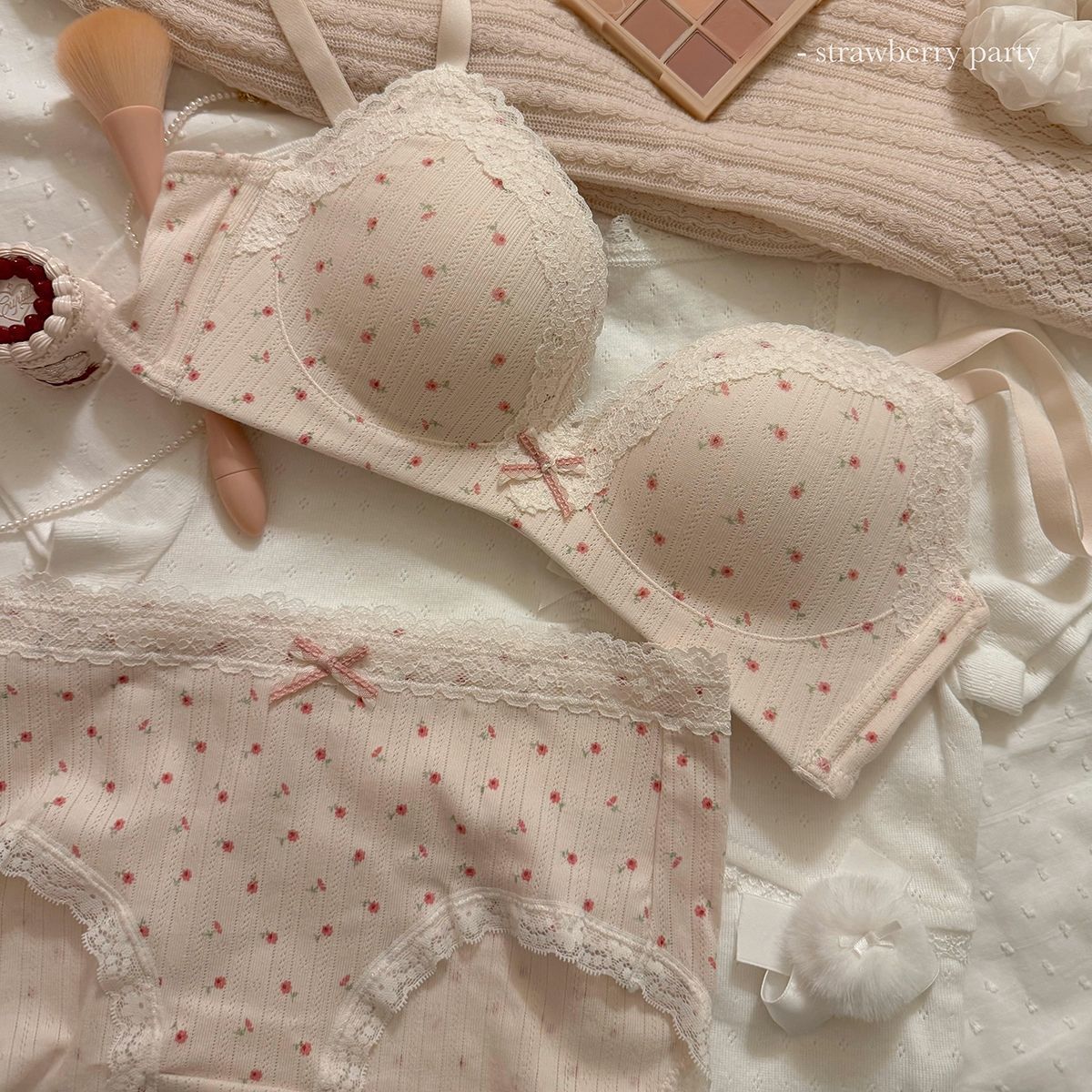 Teenage Sexy Lace Floral Bra S - Cotton Bra Everyday ulasan dan harga