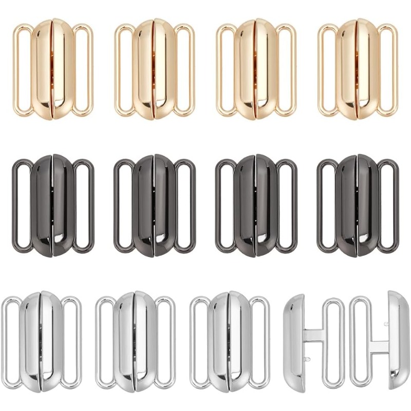 12 Sets 3 Colors Front Closing - Nursing Bra Clip ulasan dan harga