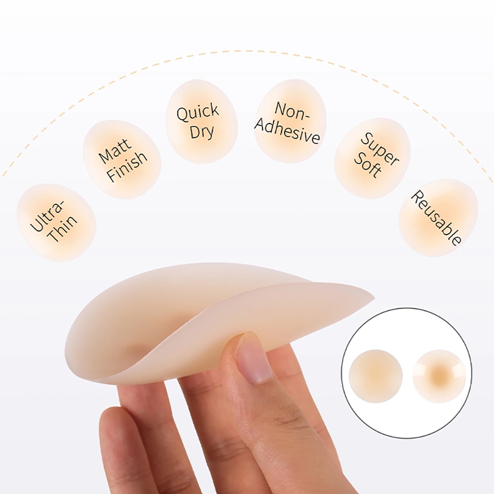 No Glue Self Adhesive Nipple C - Strapless Bra Adhesive ulasan dan harga