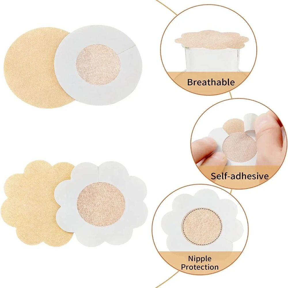 Non-woven Nipple Cover Sticker - Strapless Bra Adhesive ulasan dan harga