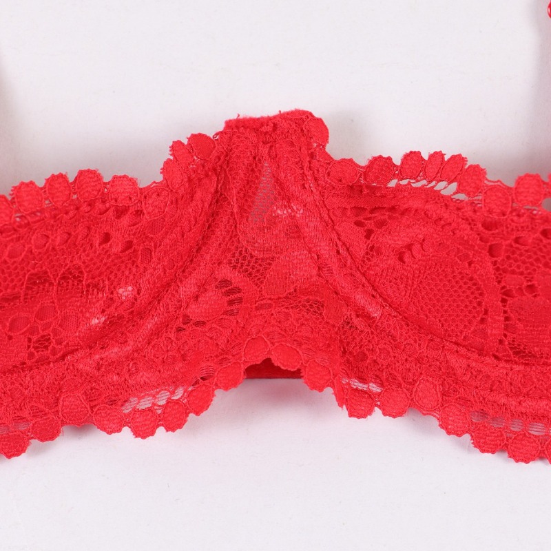 Sexy Women Lace Cutout Lingeri - Lace Bralette Set ulasan dan harga