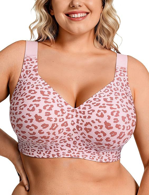 Plus Size Wireless Jelly Bra W - Plunge Bra Push Up ulasan dan harga