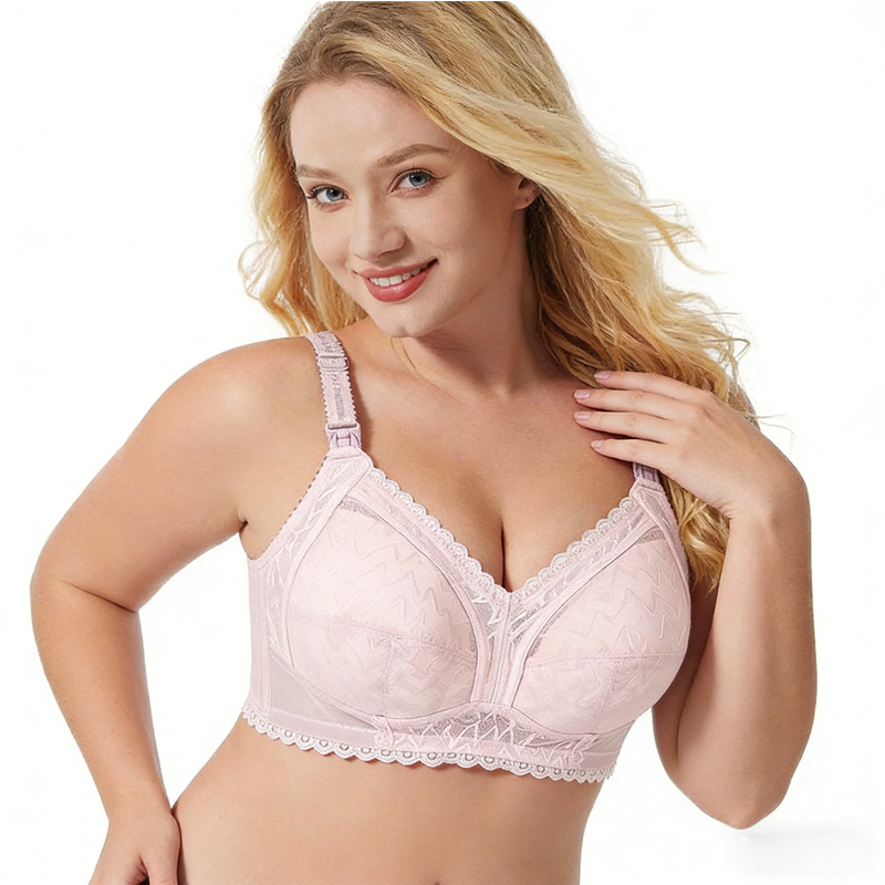 Plus Size EFG Cup Lace Trim Ma - Nursing Bra Clip ulasan dan harga