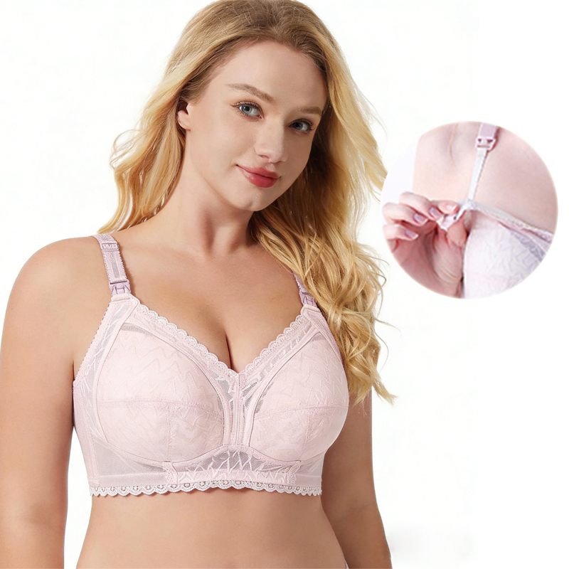 Plus Size EFG Cup Lace Trim Ma - Nursing Bra Clip ulasan dan harga
