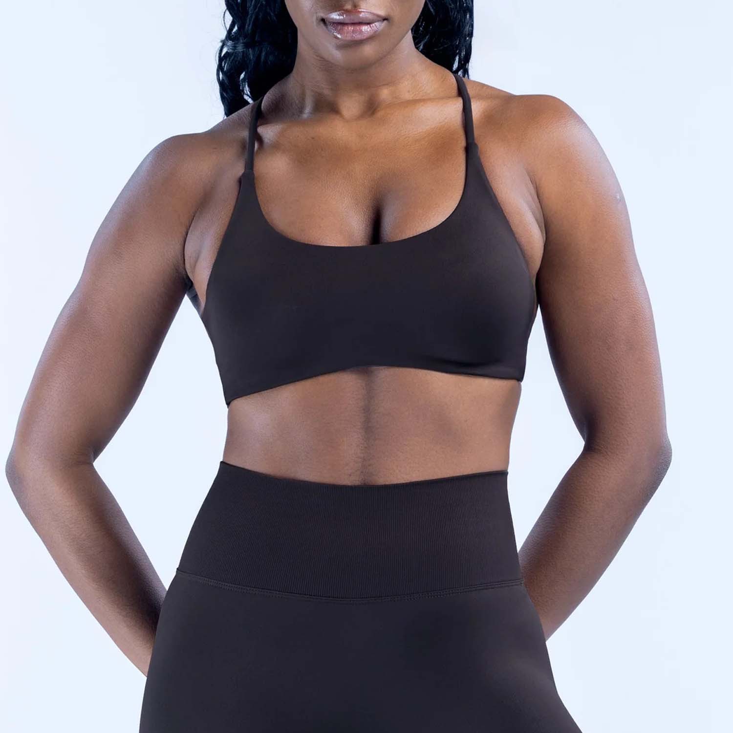LOGO Seamless Sports Bra Cross - Sports Bra Racerback ulasan dan harga