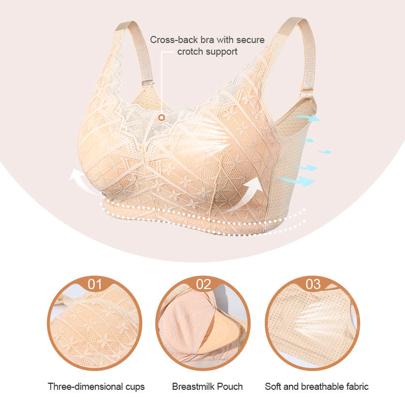 KUCLUT Strong Breathability Ma - Mastectomy Bra Pocket ulasan dan harga