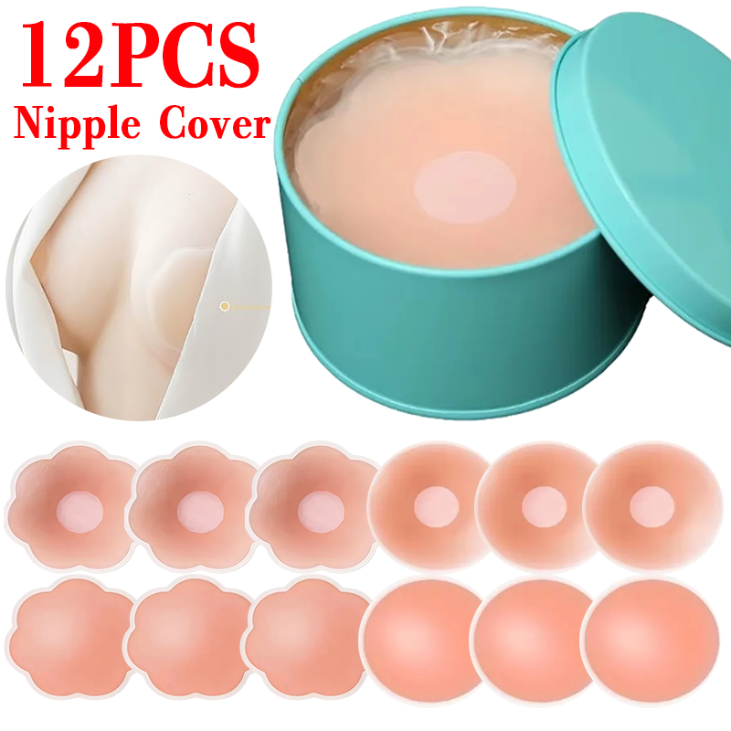 6/12PCS Invisible Self Adhesiv - Push Up Bra Silicone ulasan dan harga