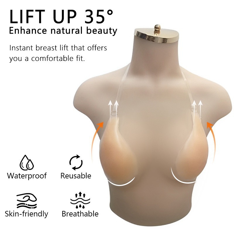 1 Pc Summer Invisible Silicone - Push Up Bra Silicone ulasan dan harga