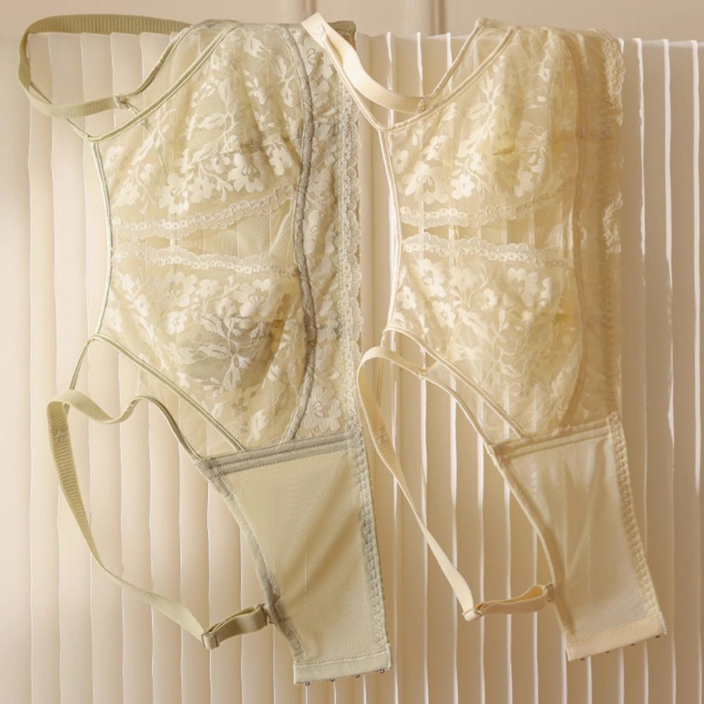 Fashion Mesh Flower Wireless D - Sheer Mesh Bra ulasan dan harga