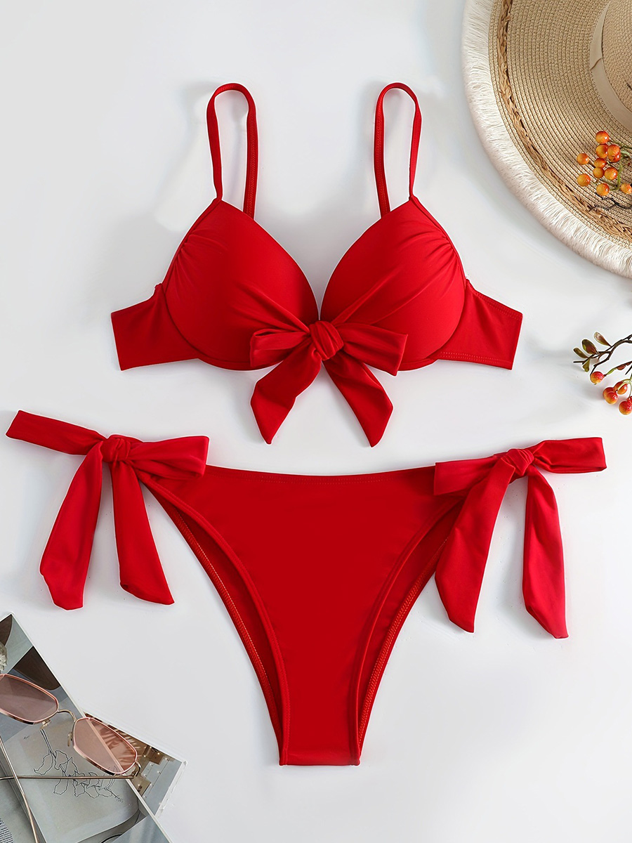 Sexy Knotted Underwired Bra Cu - Underwire Bra Padded ulasan dan harga