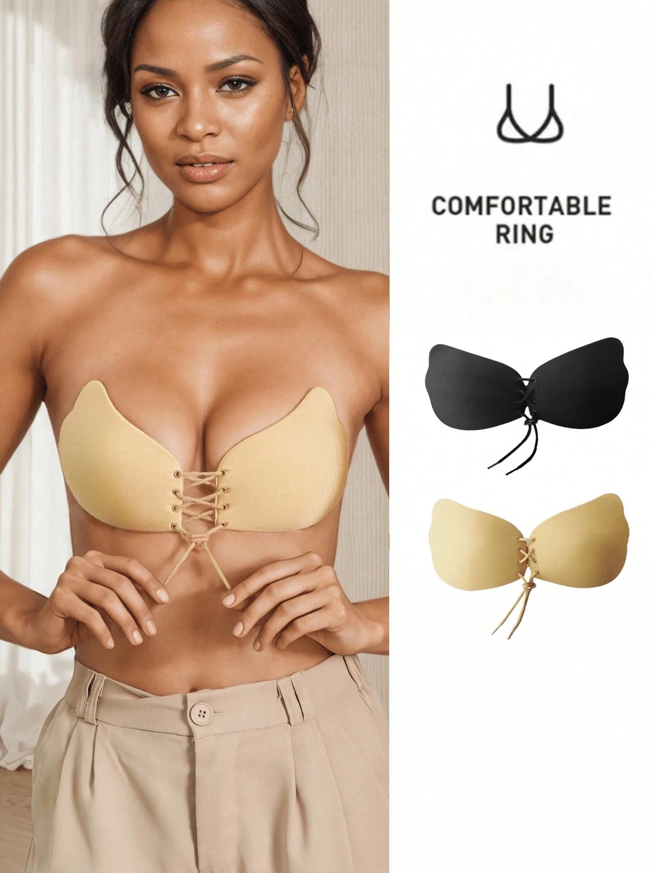 1 Pc Sticky Bra, Backless Stra - Backless Bra Sticky ulasan dan harga