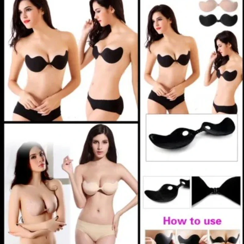Women Sexy Strapless Invisible - Backless Bra Sticky ulasan dan harga