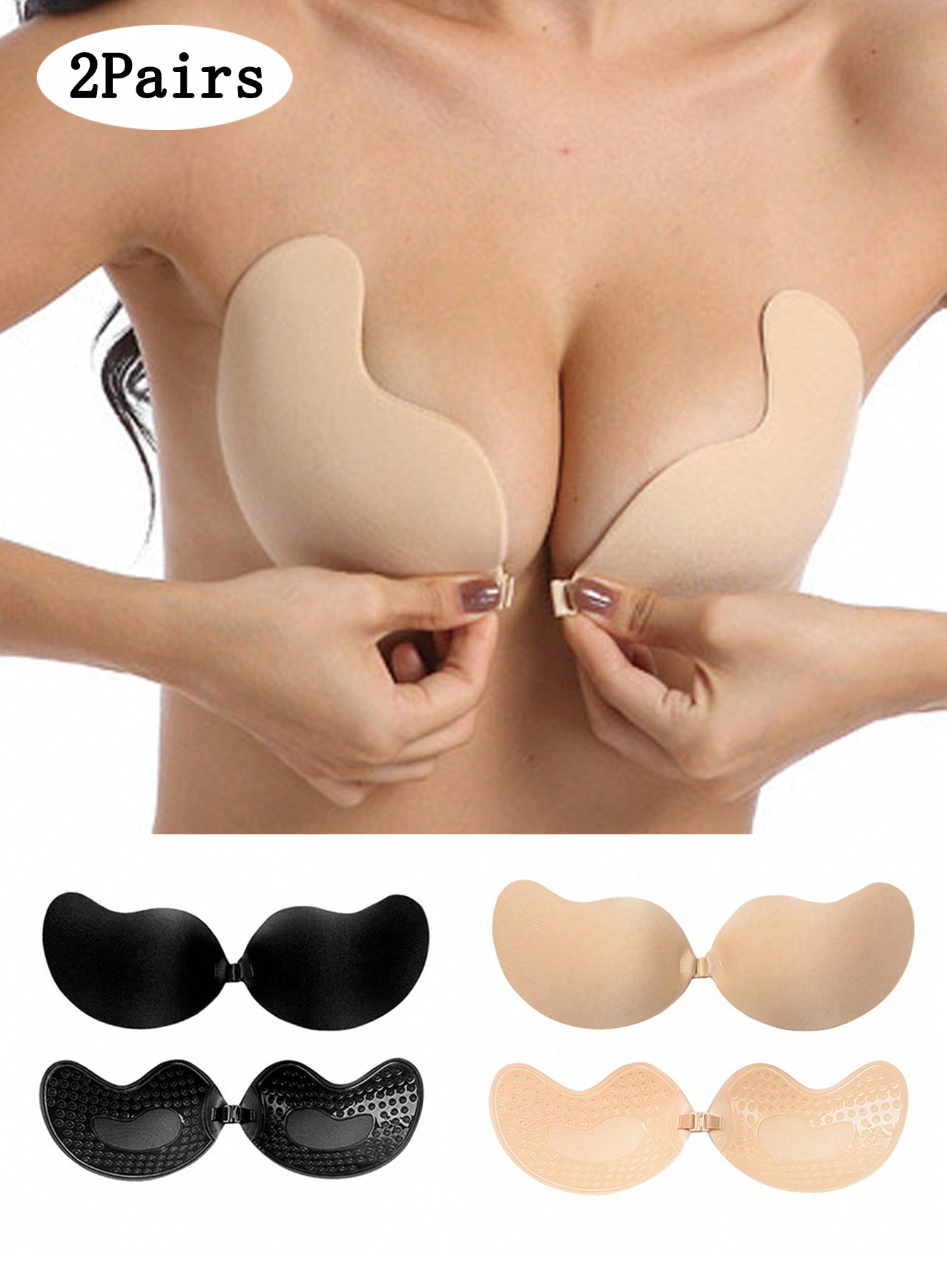 2-pack Women's Self-Adhesive I - Strapless Bra Adhesive ulasan dan harga