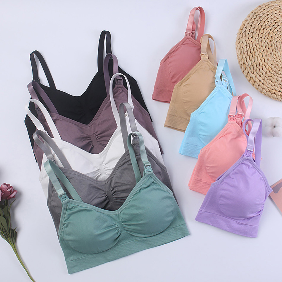 Breathable Maternity Pregnant  - Sleep Bra Bralette ulasan dan harga
