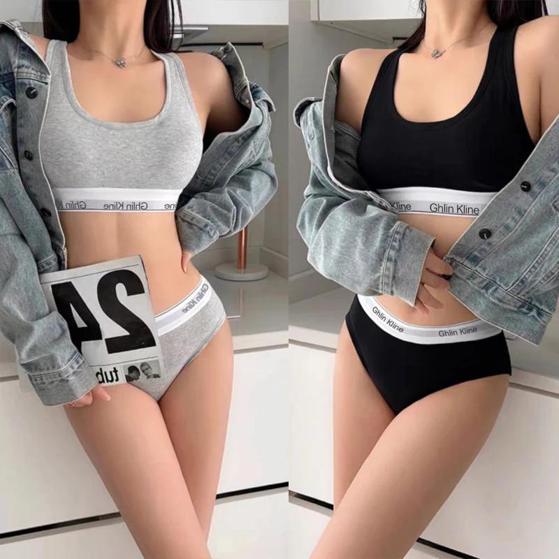 2PCS Ghlin Kline Women's Under - Cotton Bra Everyday ulasan dan harga